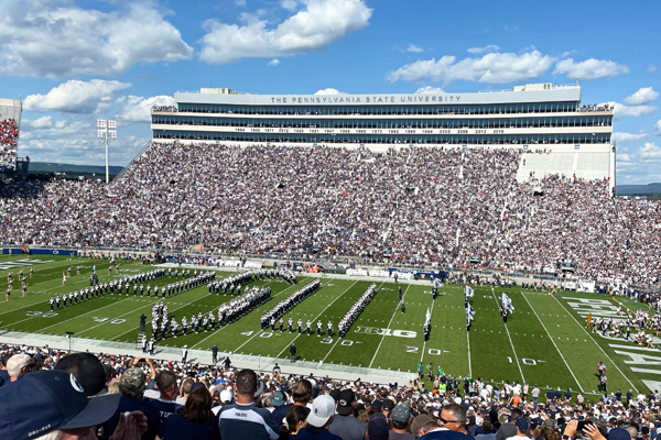 Beaver Stadium filled with football fans