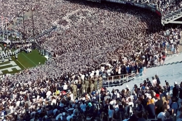 Beaver Stadium filled with football fans