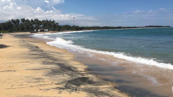 costlines bordering the Indian Ocean