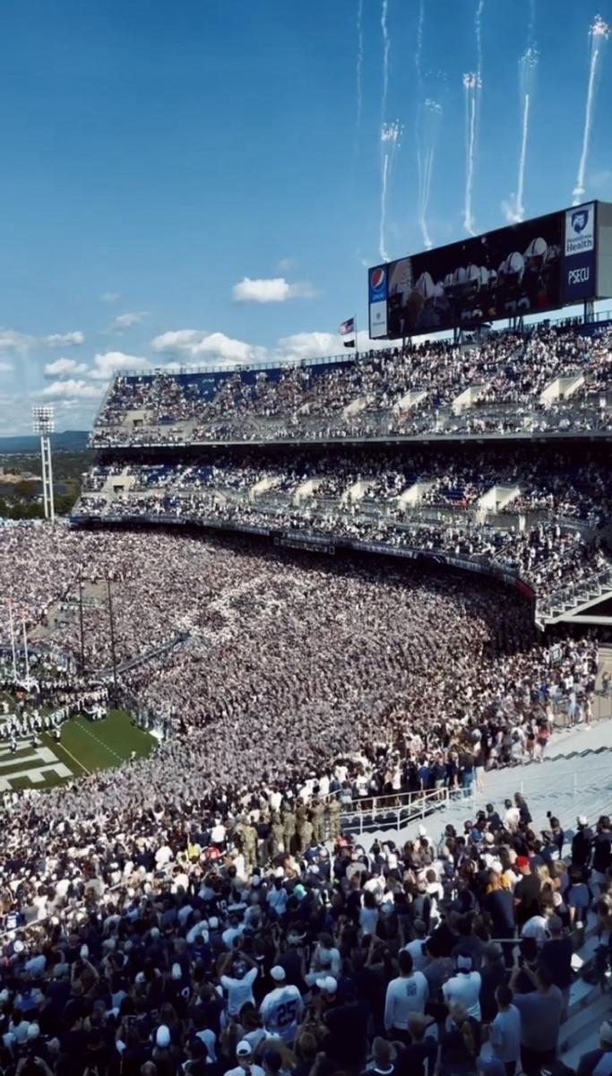 Beaver Stadium footlball game