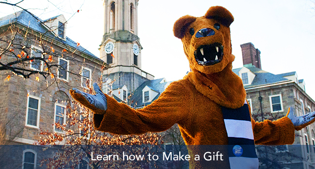 nittany lion arms wide open