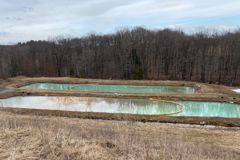Acid Mine Sludge Pond