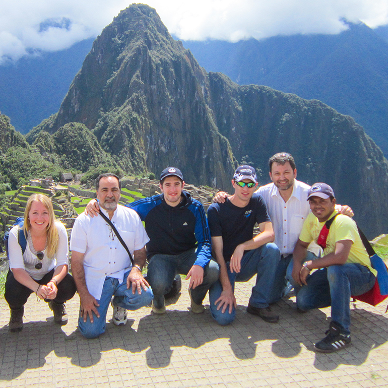 Students in Peru